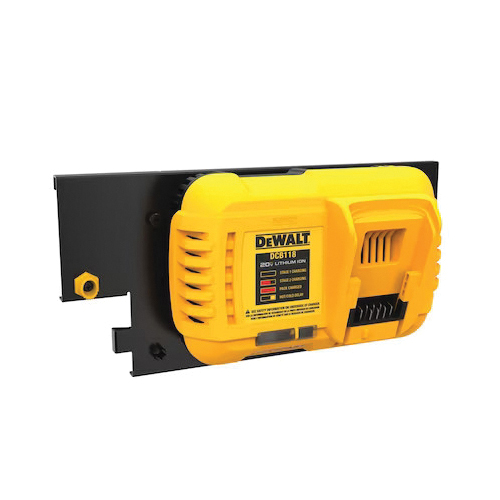 Battery Charger Rail-Mount, Dewalt, 11 lb Load, Steel - 5