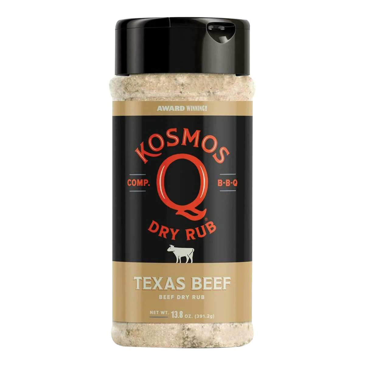 KOS-TXBF-16OZ Texas Rub, 13.8 oz Can