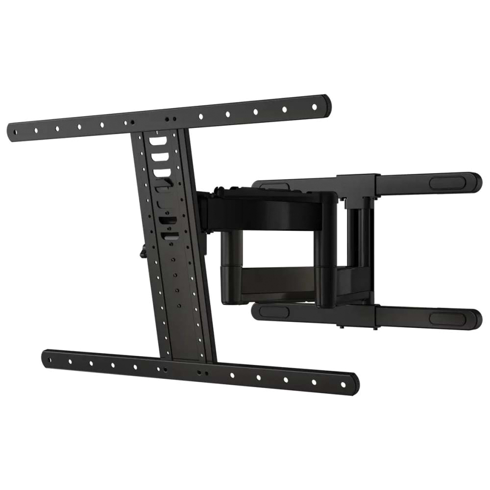 Sanus LLF225 Full-Motion TV Mount, Steel, Black, Wall Mounting, For: 42 to 90 in, Up to 120 lb TVs