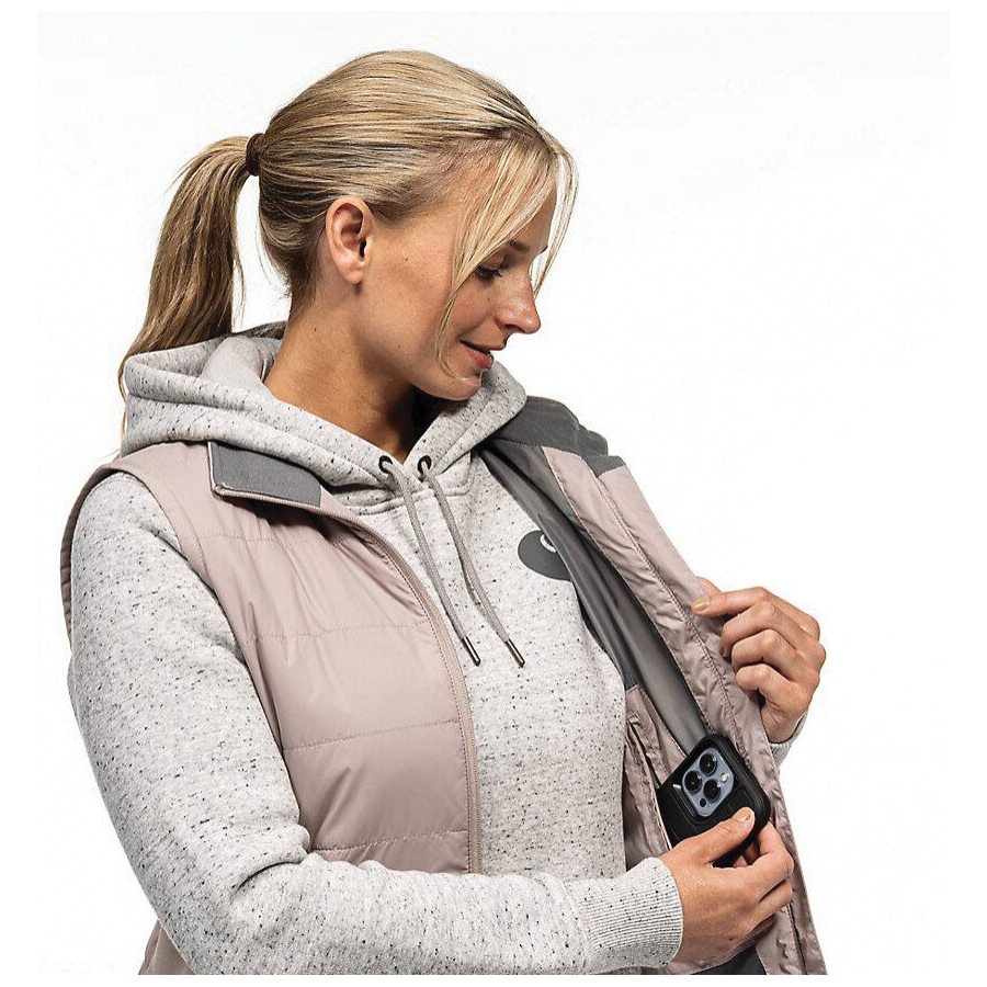 Carhartt 105984-V26-L Puffer Vest, L, Regular, Cordura Nylon/Elastane, Blackberry, Mock Neck, Zipper - 2