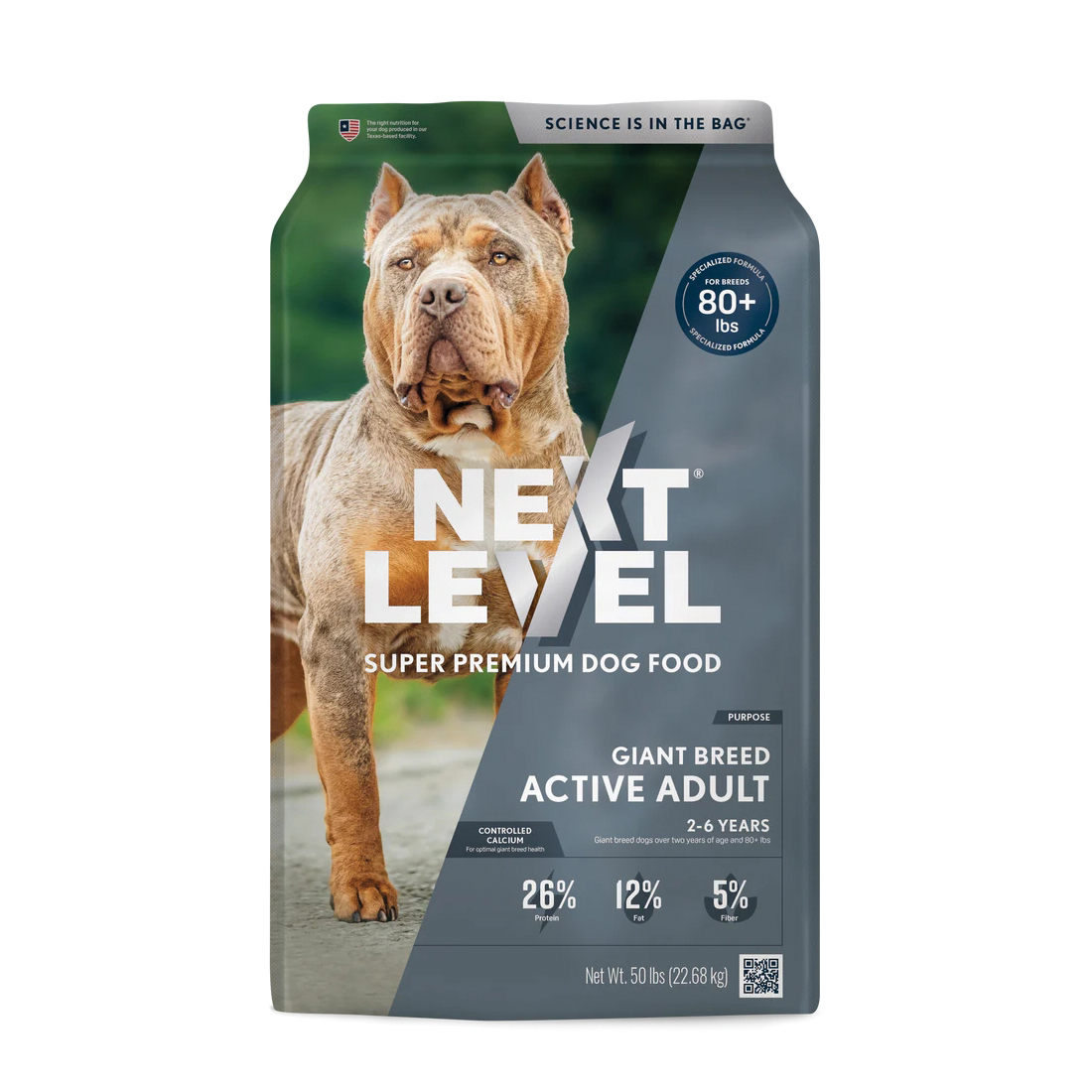 105GA50 Super Premium Dog Food, Giant, Chicken, Dry, 50 lb, Bag
