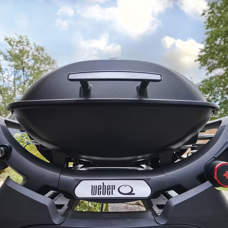 Weber Q 2800N+ 1500375 Gas Grill, 18,000 Btu/hr BTU, LPG, 2 -Burner, 320 sq-in Primary Cooking Surface - 5