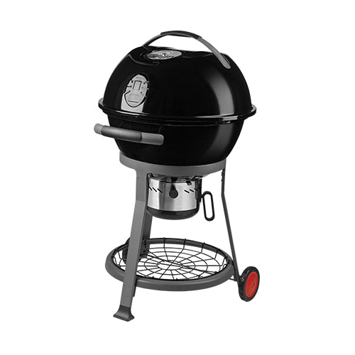 Cookout CO-600CG Charcoal Kettle, 380 sq-in Primary Cooking Surface, Black, Steel Body