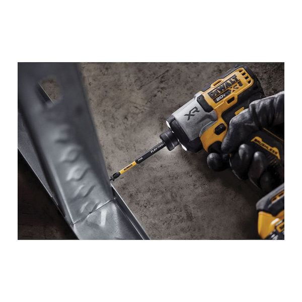 FlexTorq DWAF1SQ3IR3 Impact Screwdriver Bit, #3 Drive, Square Drive, 1/4 in Shank, Hex Shank, 1 in L, Steel