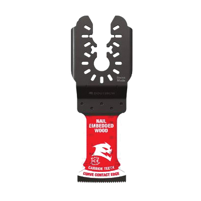 AMPED, Demo Demon DOU125CW10 Oscillating Blade, 1-3/4 in D Cutting, Carbide