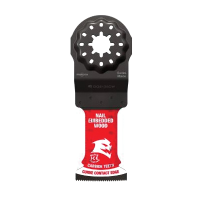 AMPED, Demo Demon DOS125CW10 Oscillating Blade, 1-3/4 in D Cutting, Carbide