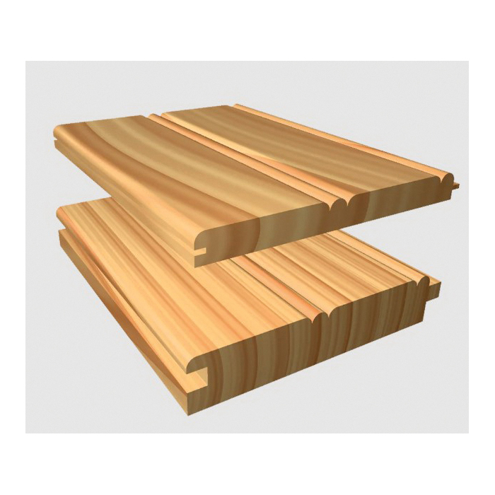 Beadboard Tongue and Groove Bit, Freud, 1-7/8 in Dia Cutter, 13/16 in L Cutting, 2-7/8 in OAL, 1/2 in Dia Shank - 5