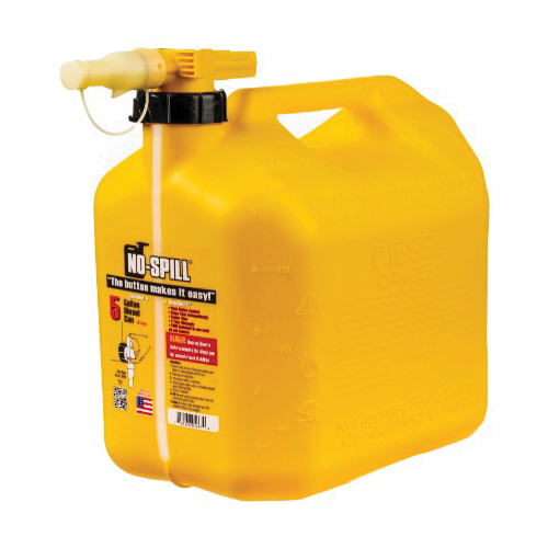 ViewStrip 1467 Diesel Can, 5 gal, HDPE, Yellow