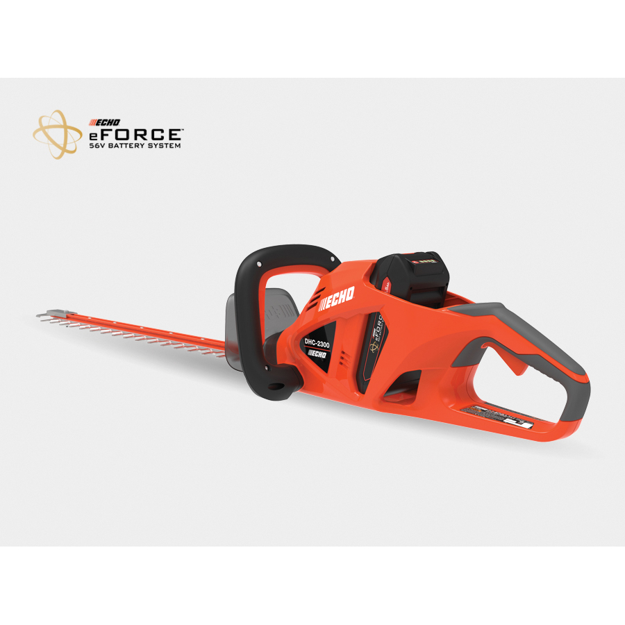 Hedge Trimmer, Echo, Tool and Battery Included, 2.5 Ah, 56 V, 1.1 in Cutting Capacity, 22 in Blade - 2