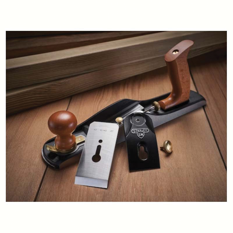 Sweetheart Low-Angle Jack Plane #62, Stanley, 2 in W Blade, 15 in L Cast Iron Body - 3