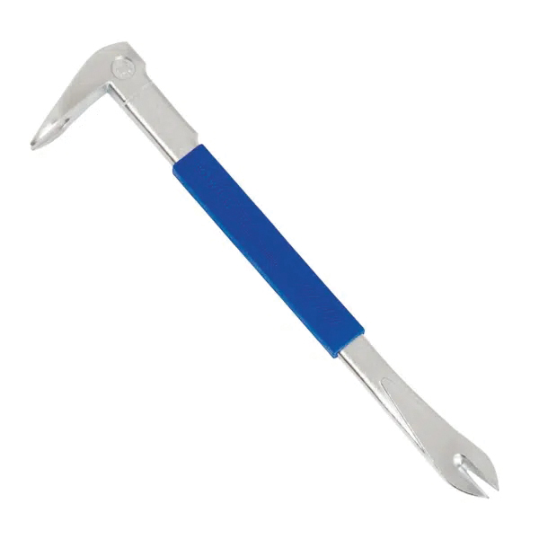 PC210G Nail Puller, 9 in L, Claw Tip, Steel, Blue