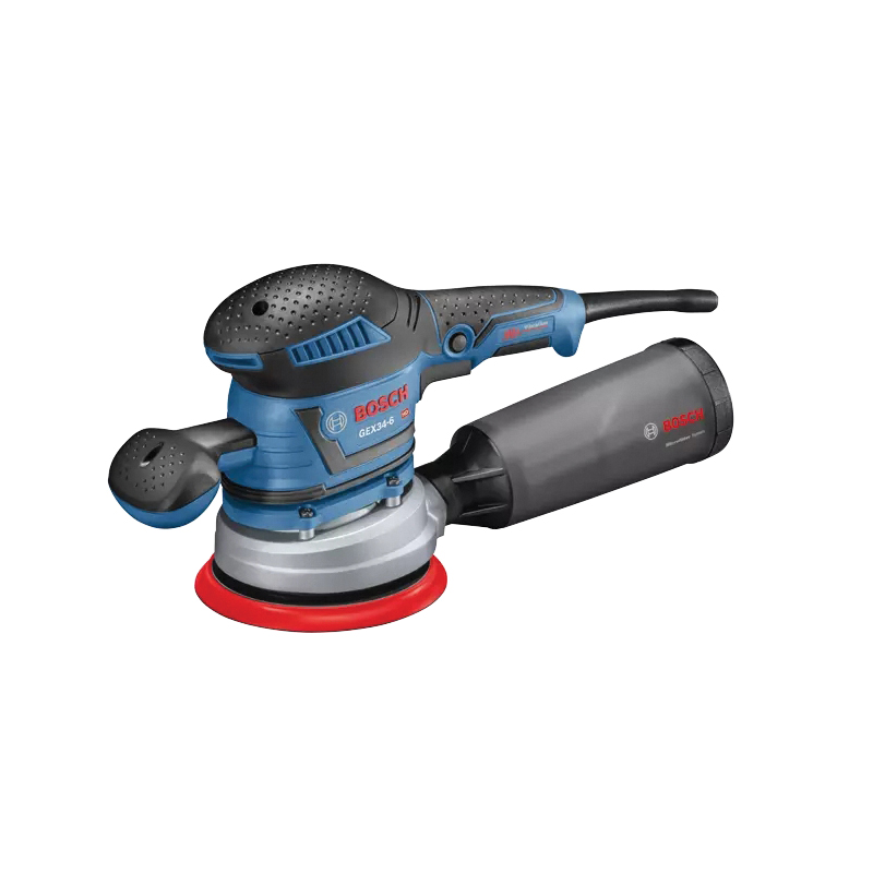 GEX34-6N Random Orbit Sander/Polisher, 3.3 A, 5/32 in Spindle, 6 in Pad/Disc, Dual-Bearing Pad/Disc