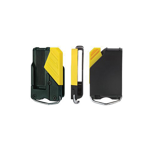 Tajima CLIP-n-HOLD GS-LOCK SF-BHLD Safety Belt Holder, Black/Yellow - 2