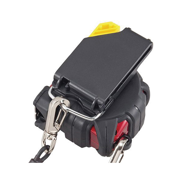 Tajima CLIP-n-HOLD GS-LOCK SF-BHLD Safety Belt Holder, Black/Yellow - 5