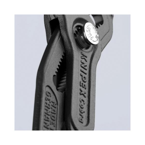 Cobra Water Pump Pliers, Knipex, 7-1/4 in OAL, 1-1/2 in Jaw, Button Adjustment - 3