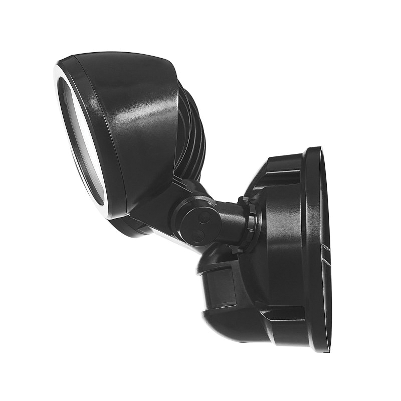 Security Flood Light, Globe, LED Lamp, Bright White, 1000 Lumens, 4000 K Color Temp - 4