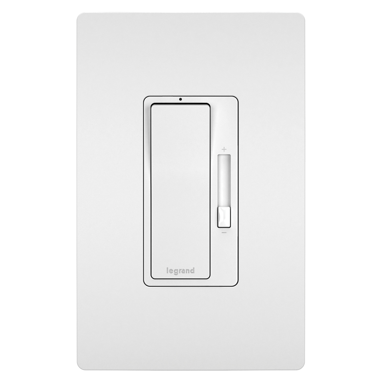 radiant Series RHCL453PWAMCC4 Dimmer with Microban, 120 V, 450 W, CFL, LED Lamp, 3-Way, White