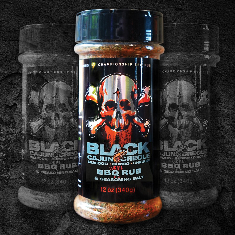 BAD BONES BBQ BLACK CAJUN Bad Bones Bbq BLACK CAJUN Cajun and Creole Rub - 1