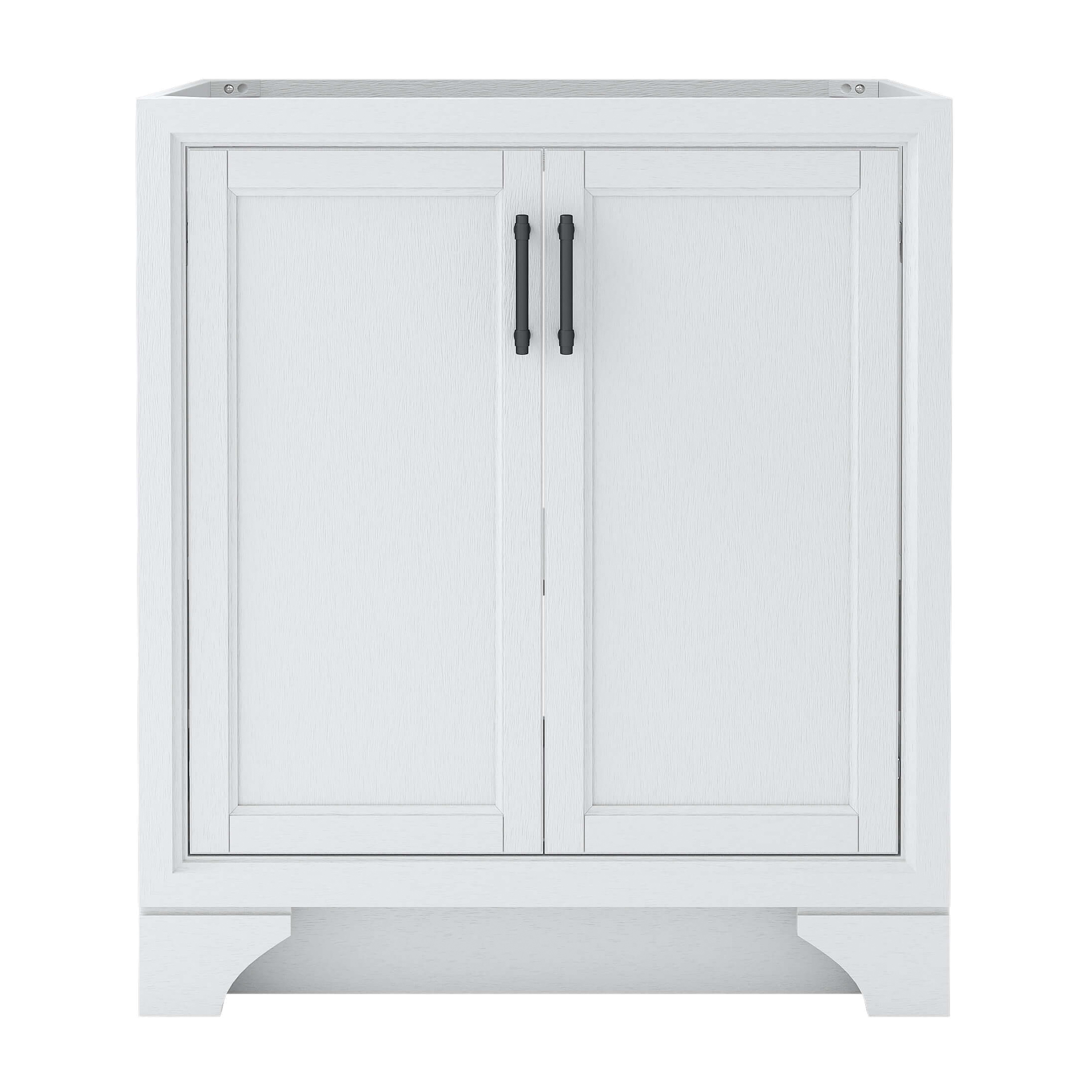 Craft + Main Lanagan Series LCWV3022 Vanity, 26-1/4 in H Cabinet, MDF, White, 2-Cabinet Door - 3