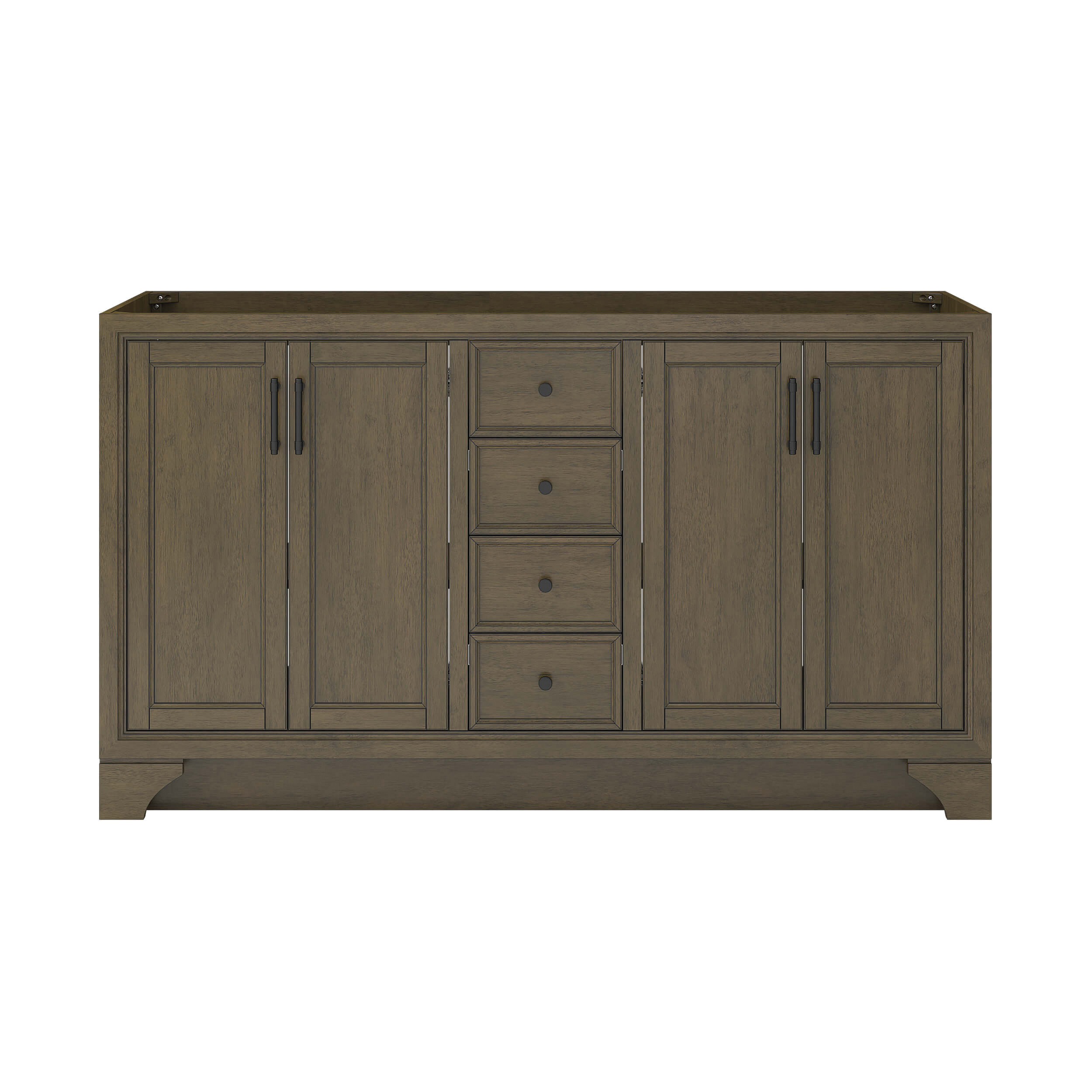 Craft + Main Lanagan Series LCSTV6022D Vanity, 26-1/4 in H Cabinet, Shaded Timber, 4-Cabinet Door - 3