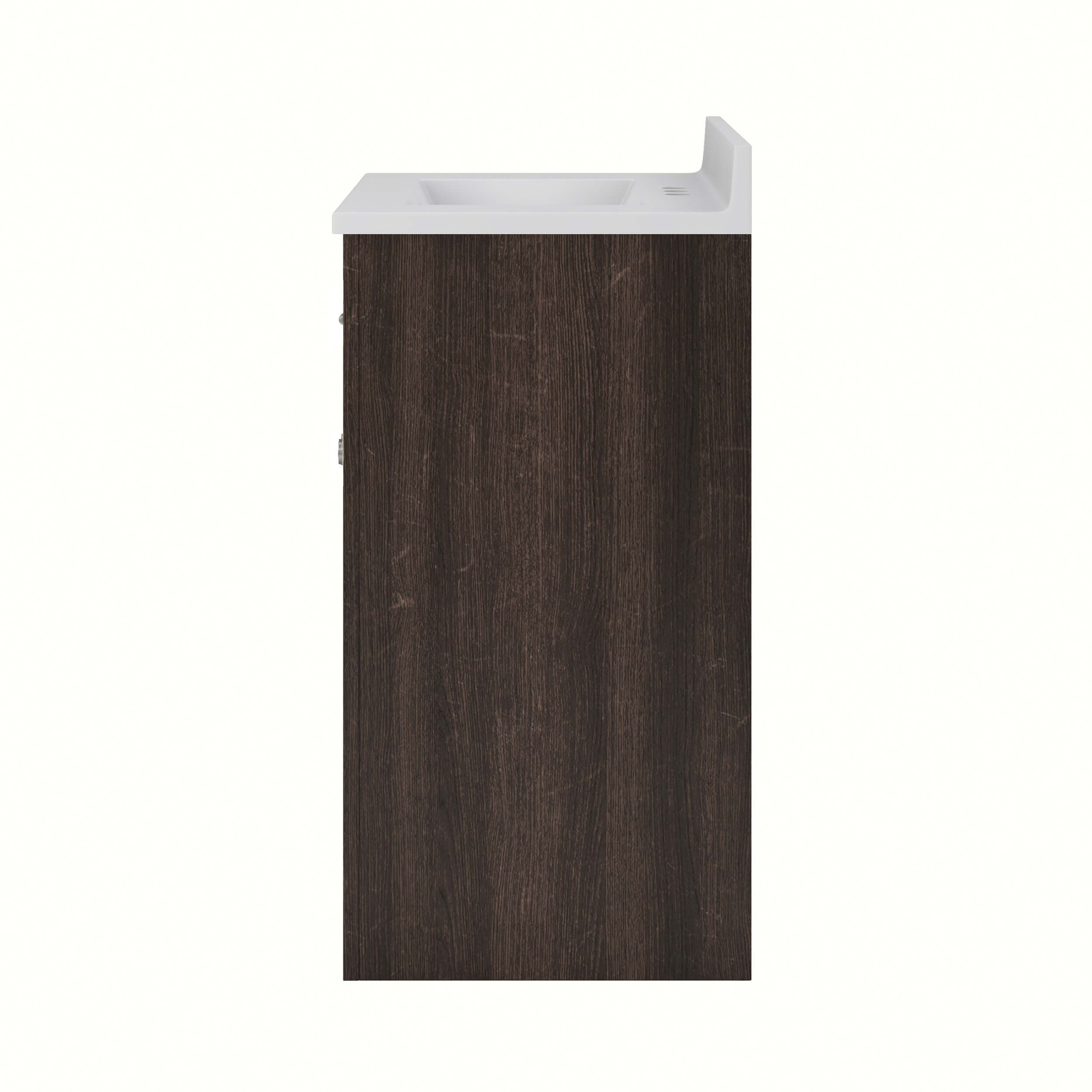 Craft + Main Reese Series RSMVT2534 Vanity Combo, 24 in W Cabinet, 18-1/2 in D Cabinet, 34 in H Cabinet, MDF, Mocha - 4