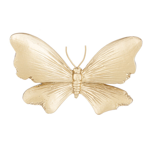 Ganz ER73226 Figurine, Butterfly, Gold, 3-1/8 in H x 4-7/8 in W - 2