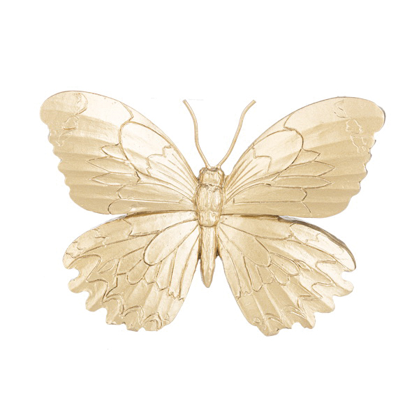 Ganz ER73226 Figurine, Butterfly, Gold, 3-1/8 in H x 4-7/8 in W - 4