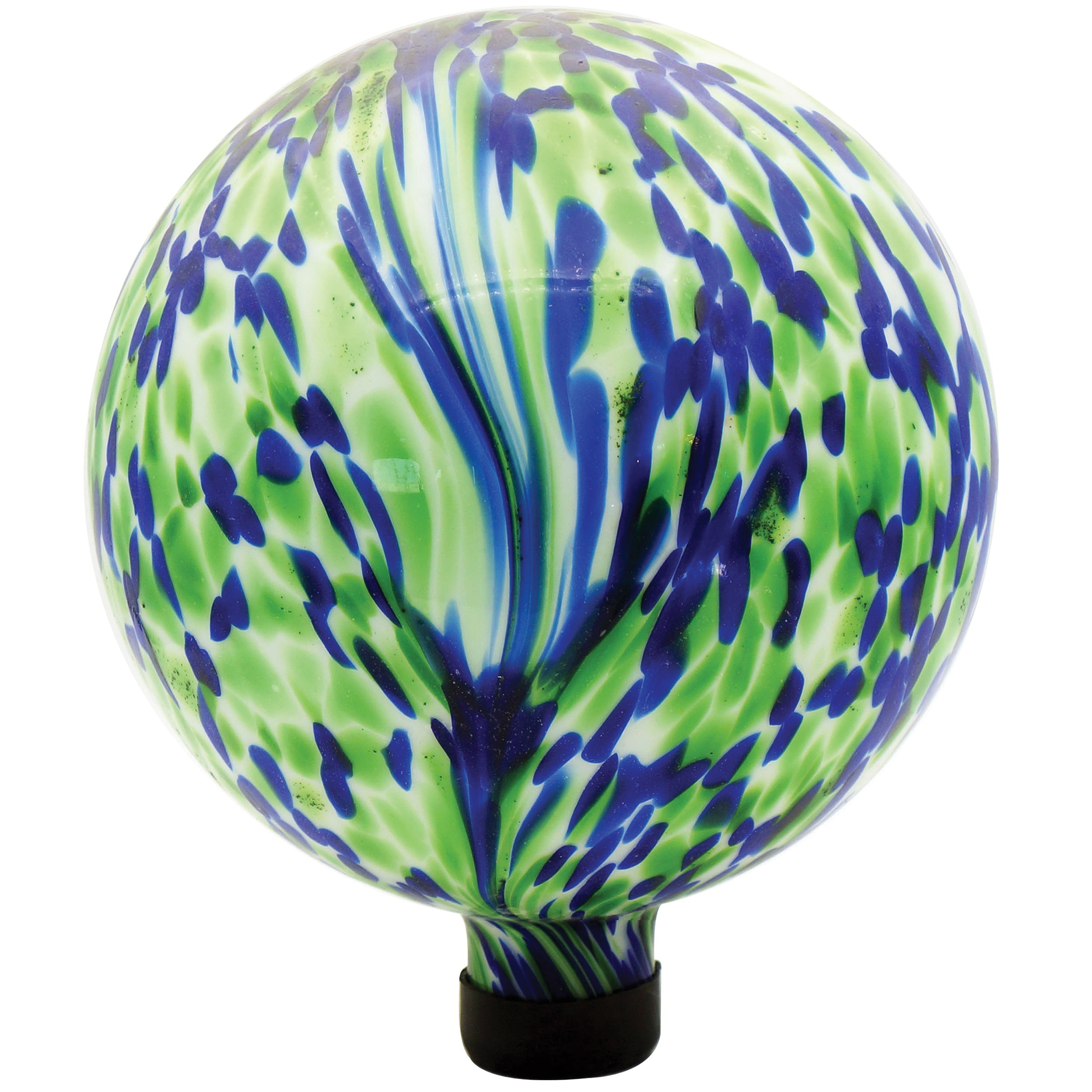 Gardener Select YG0534 Gardener Select YG0534 Garden Globe, 10 in, Glass, Blue/Green - 1