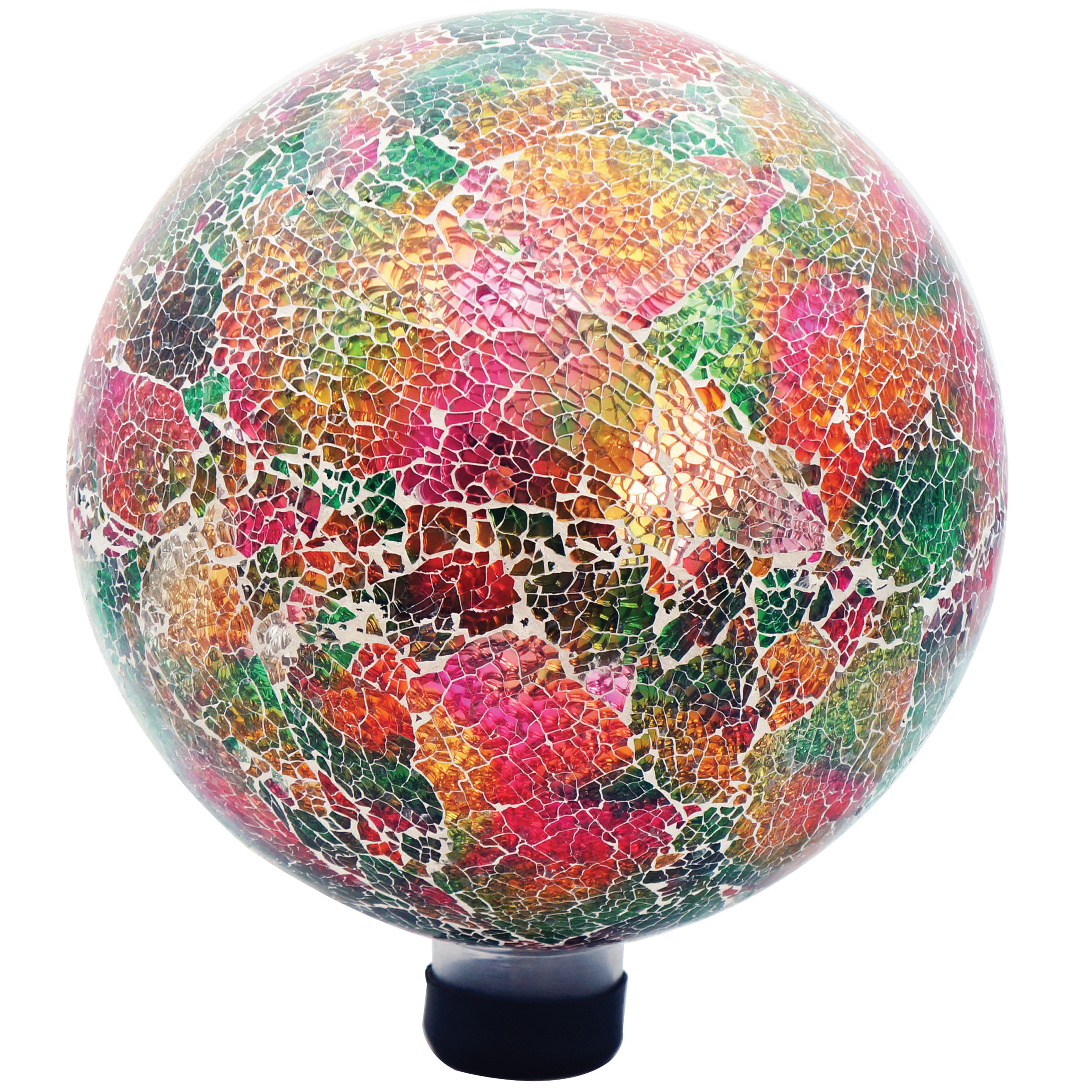 Gardener Select 9549-0373T Gardener Select 9549-0373T Garden Globe, 10 in, Glass, Multi-Color - 1