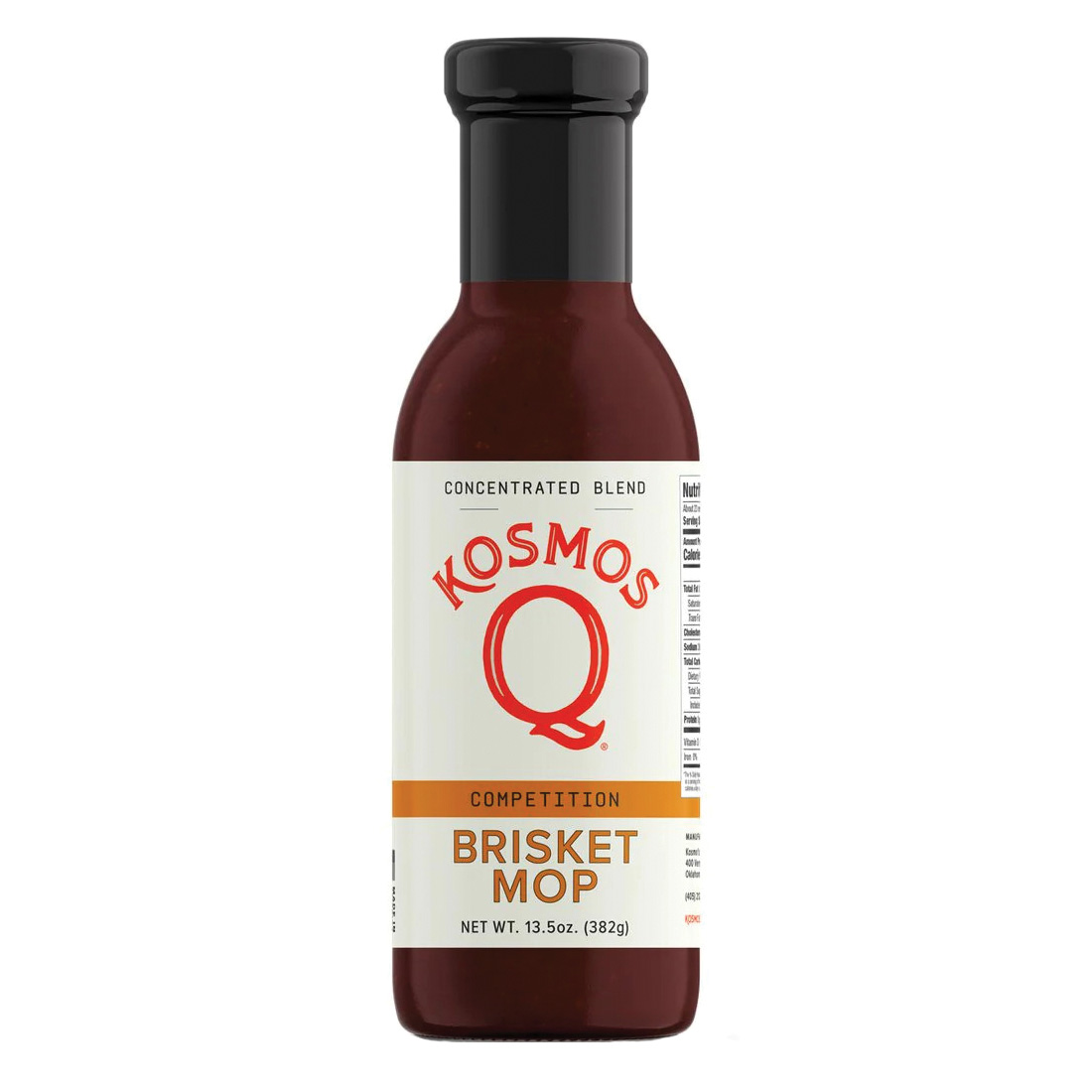 KOS-MOP-15PK BBQ Sauce, Competition Brisket Mop, 13.5 oz Bottle