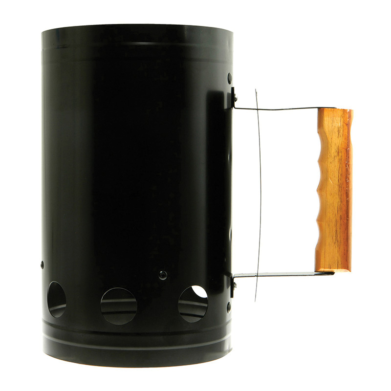 02102Y Charcoal Chimney Starter, 1 cu-in Charcoal, Steel