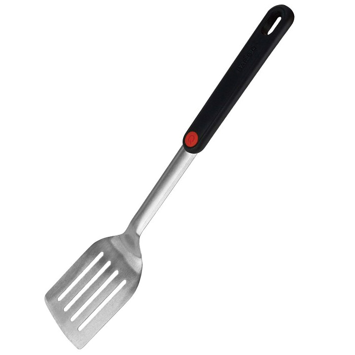 20160Y Spatula, Stainless Steel Blade, Stainless Steel, Plastic Handle, Ergonomic Handle, 16-1/2 in OAL