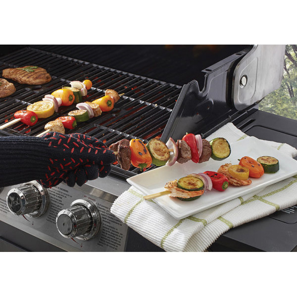 Mr. BAR-B-Q 40300Y Paddle Skewers, 12 in OAL, Bamboo Head, Wide Handle