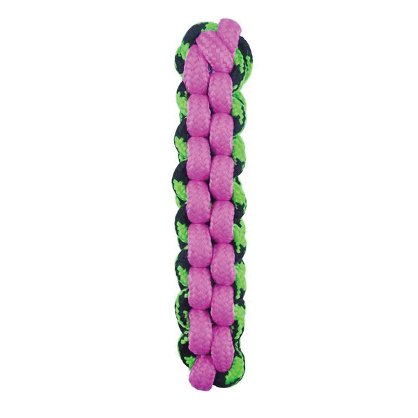 US2046 75 Dog Toy, Rope Fetch Stick Toy, Paracord, Pink