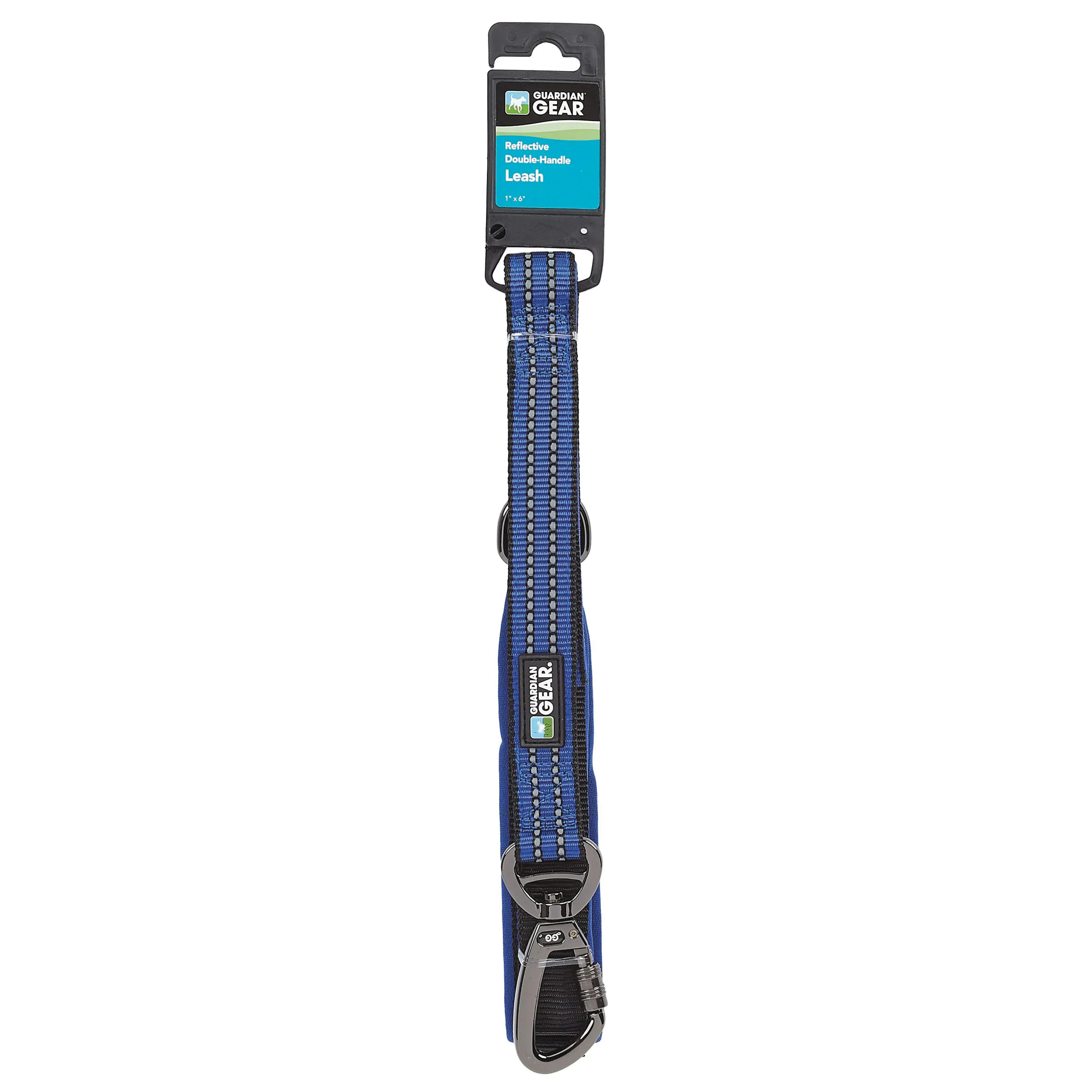 ZA5172 06 19 Reflective Dog Leash, 6 ft L, Nylon Line, Blue, Fastening Method: Snap