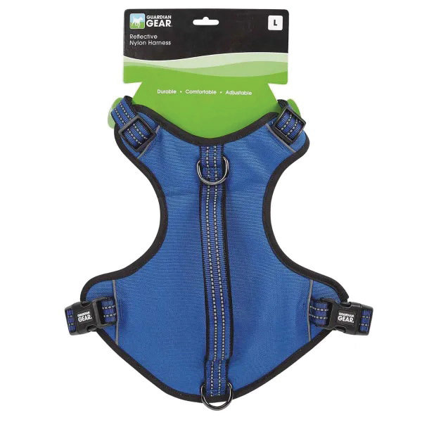 ZA0031 10 19 Reflective Harness, 12 to 20 in, Fastening Method: O-Ring Strap, Nylon Harness