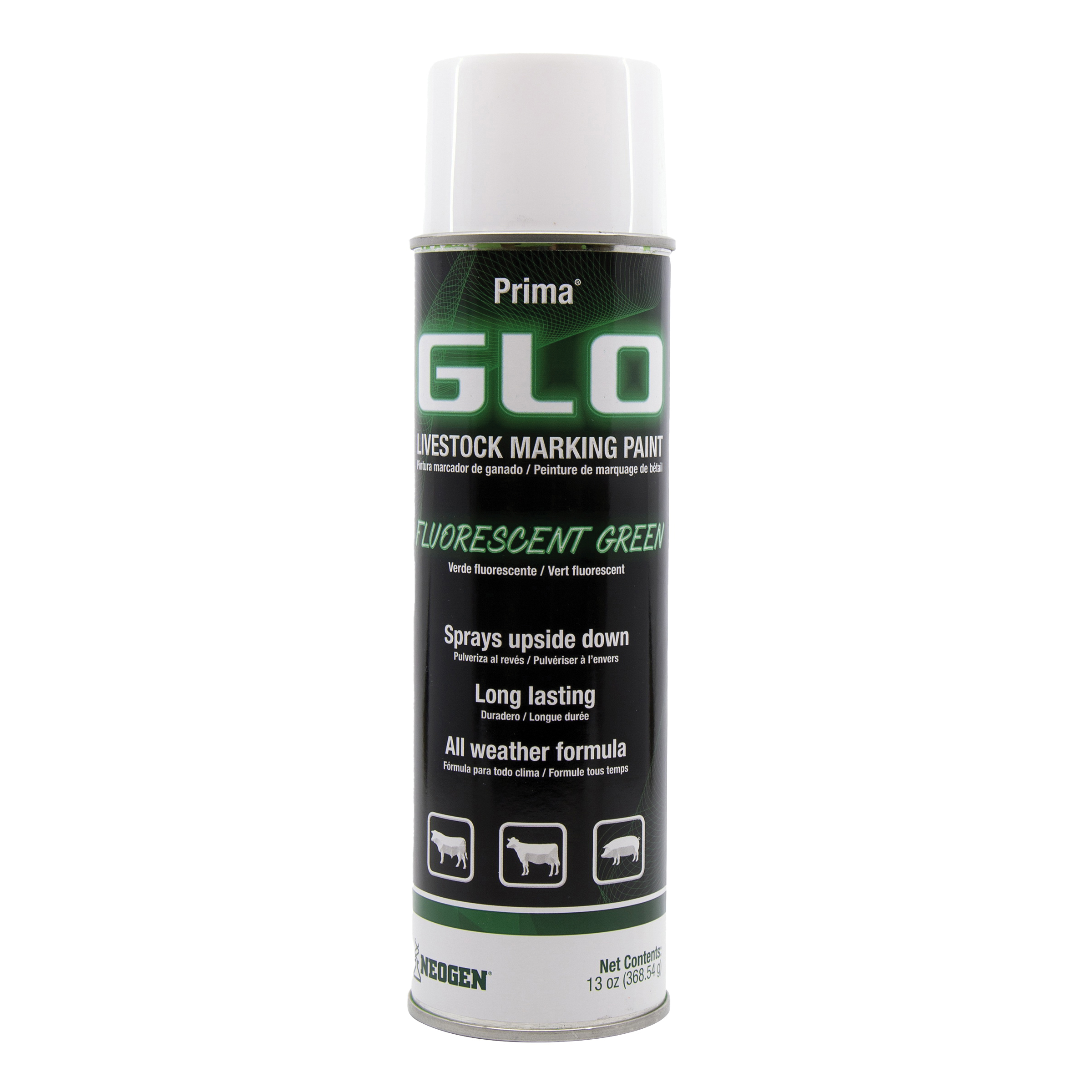 Prima Spray-On Glo 338693 Spray Paint, Fluorescent Green, 13 oz Can