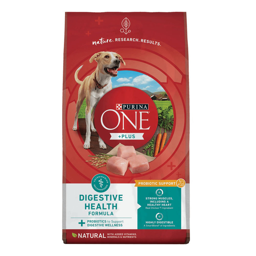 ONE +Plus 18409 Dog Food, All Sizes Breed, Diced, Dried, Kibble, 31.1 lb Bag