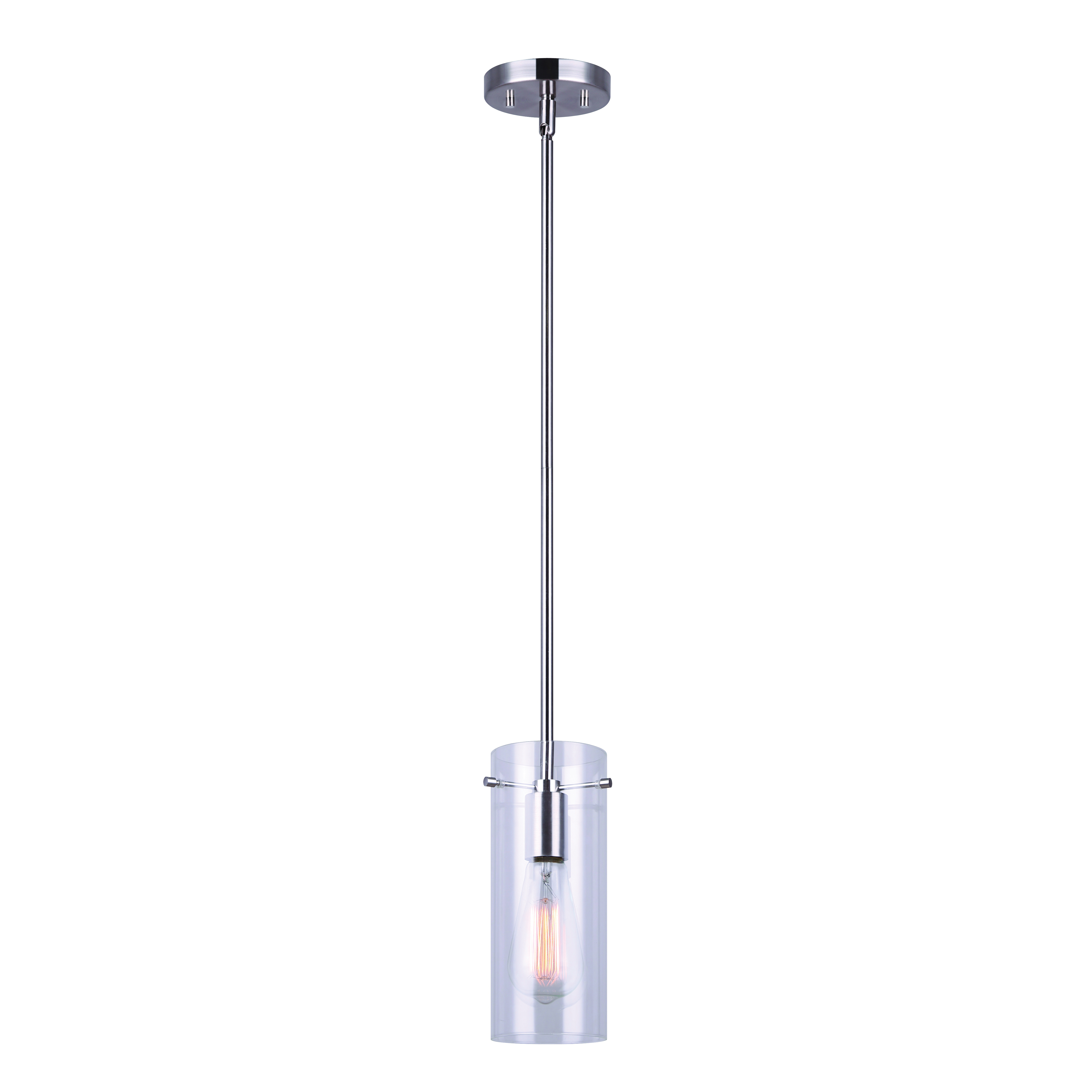 Pendant Light, Canarm, Joni, 120 V, 100 W, Silver Fixture - 5