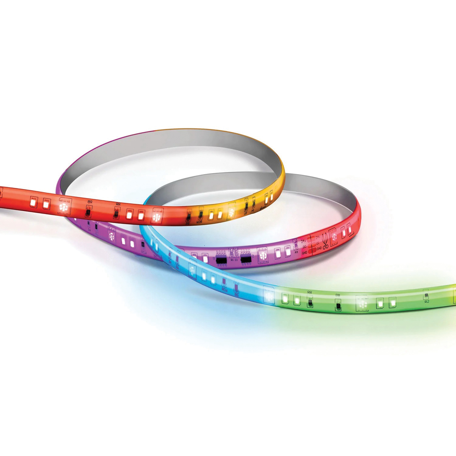 TAPE192/CHASE/AG Smart Color Chasing Strip Light, 100/240 V, 17 W, LED Lamp, Multi-Color Light