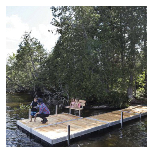 21519 Dock Kit, Aluminum, For: Stationary and Floating Dock