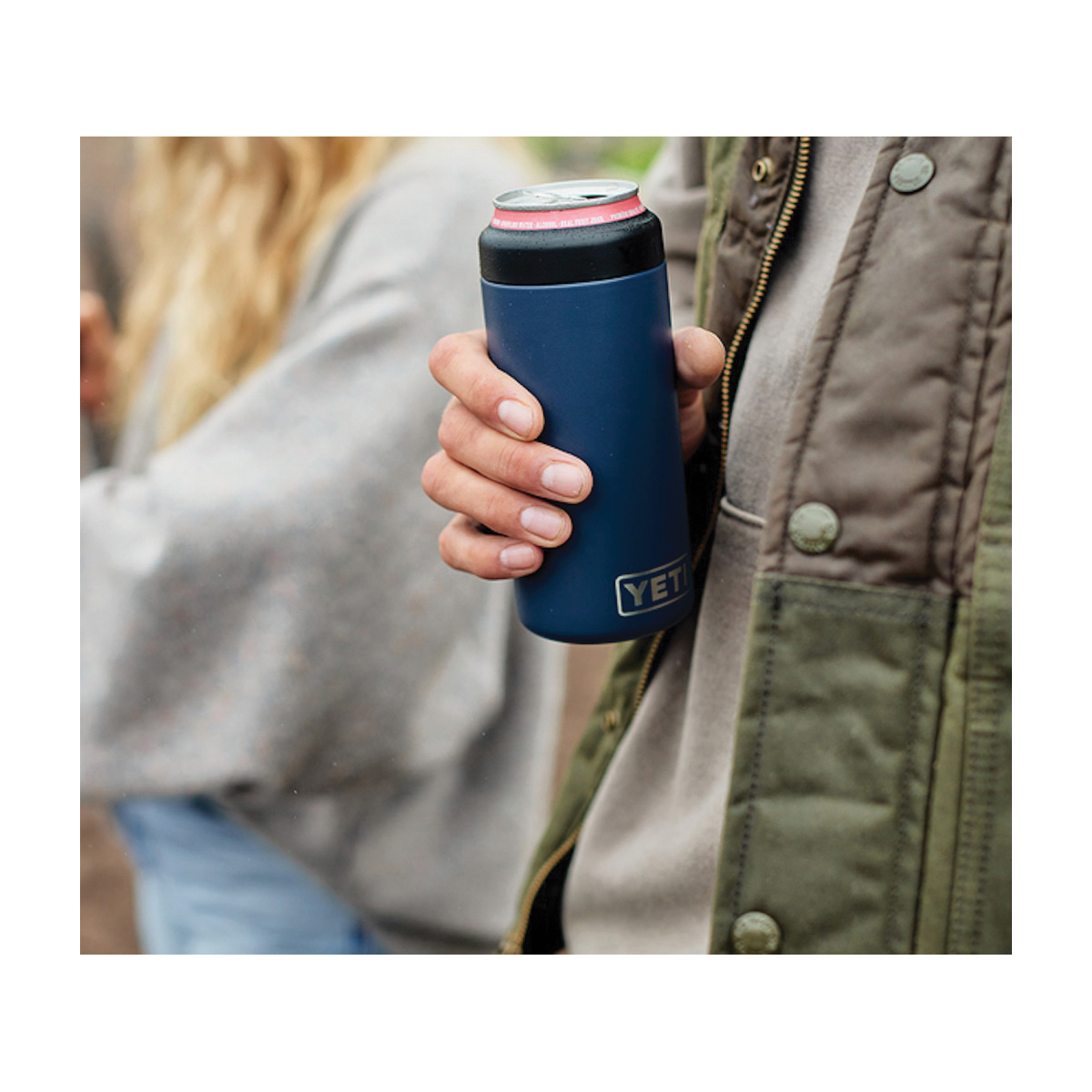 Yeti Colster Rambler Series 21071504151 Insulator Can, 5.8 in H x 2.7 in W, 12 oz Can/Bottle, Stainless Steel - 1