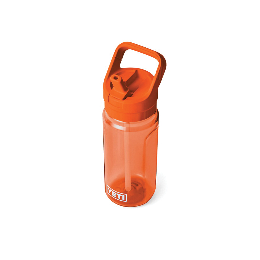 Yeti 21071502633 Water Bottle with Color Matched Straw Cap, 20 oz, Plastic, Orange - 3