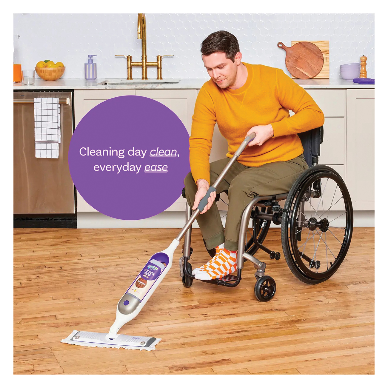 Swiffer 72554 Mop Kit, Wood - 4