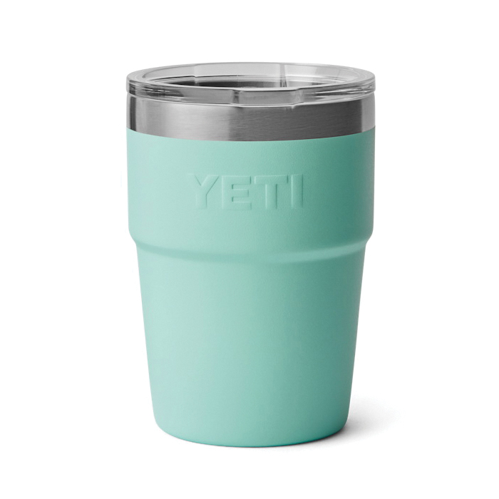 Stackable Cup, Yeti, Rambler, 16 oz, Magslider Lid, Stainless Steel, Seafoam, Insulated - 3