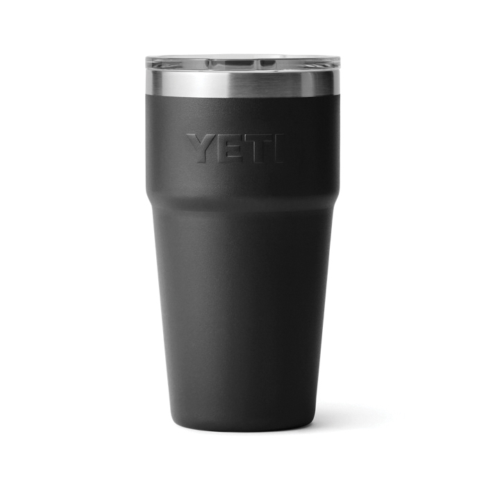 Stackable Cup, Yeti, Rambler, 20 oz, Magslider Lid, Stainless Steel, Black, Insulated - 3