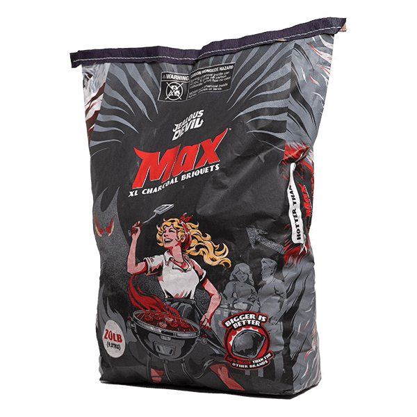 JDMAX20LBS Extra Large Charcoal Briquette, Hardwood, 20 lb, Bag