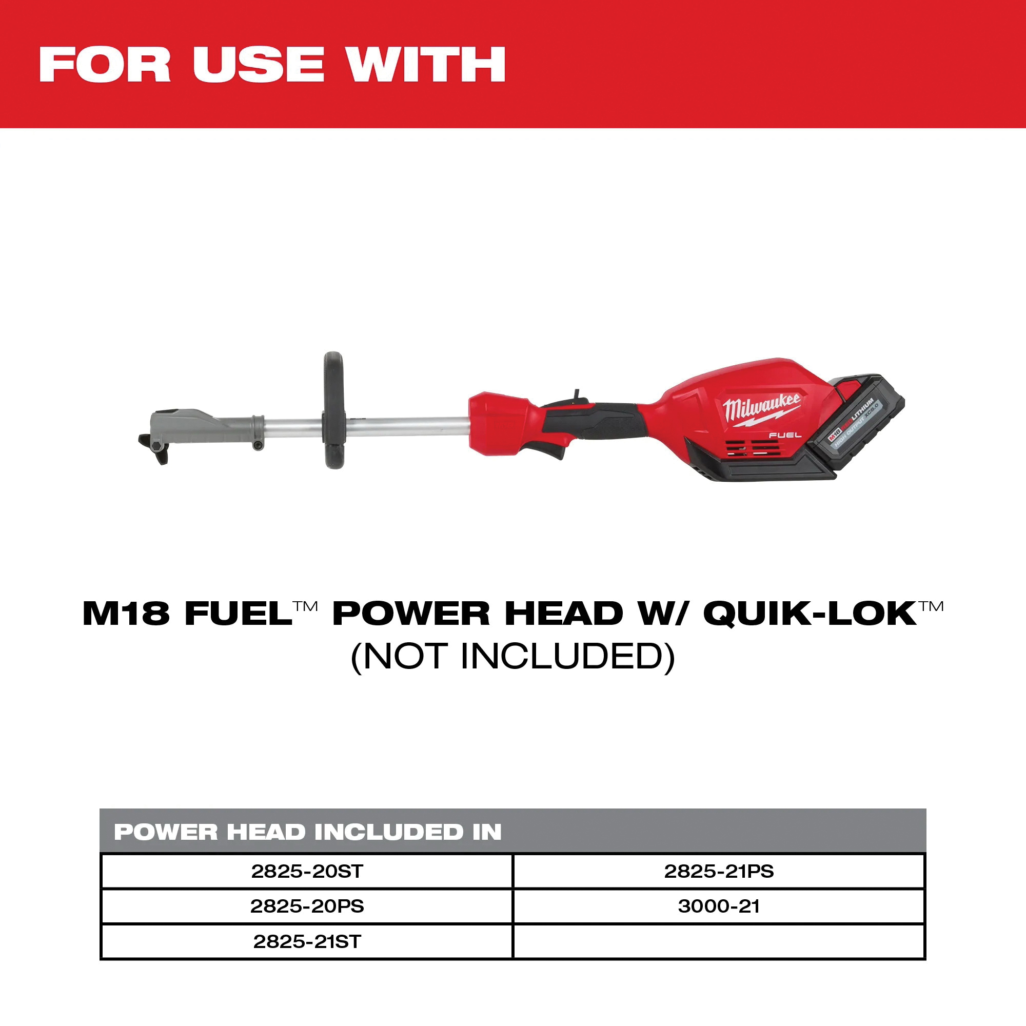 QUIK-LOK Reciprocator Attachment, Milwaukee, M18 Fuel, 9 in Dia Blade, Aluminum/Magnesium/Steel - 3