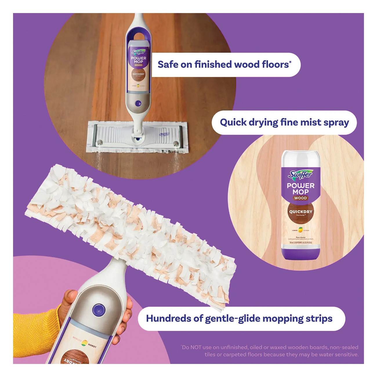 Swiffer PowerMop Series 81914 Mopping Pad Refill - 2