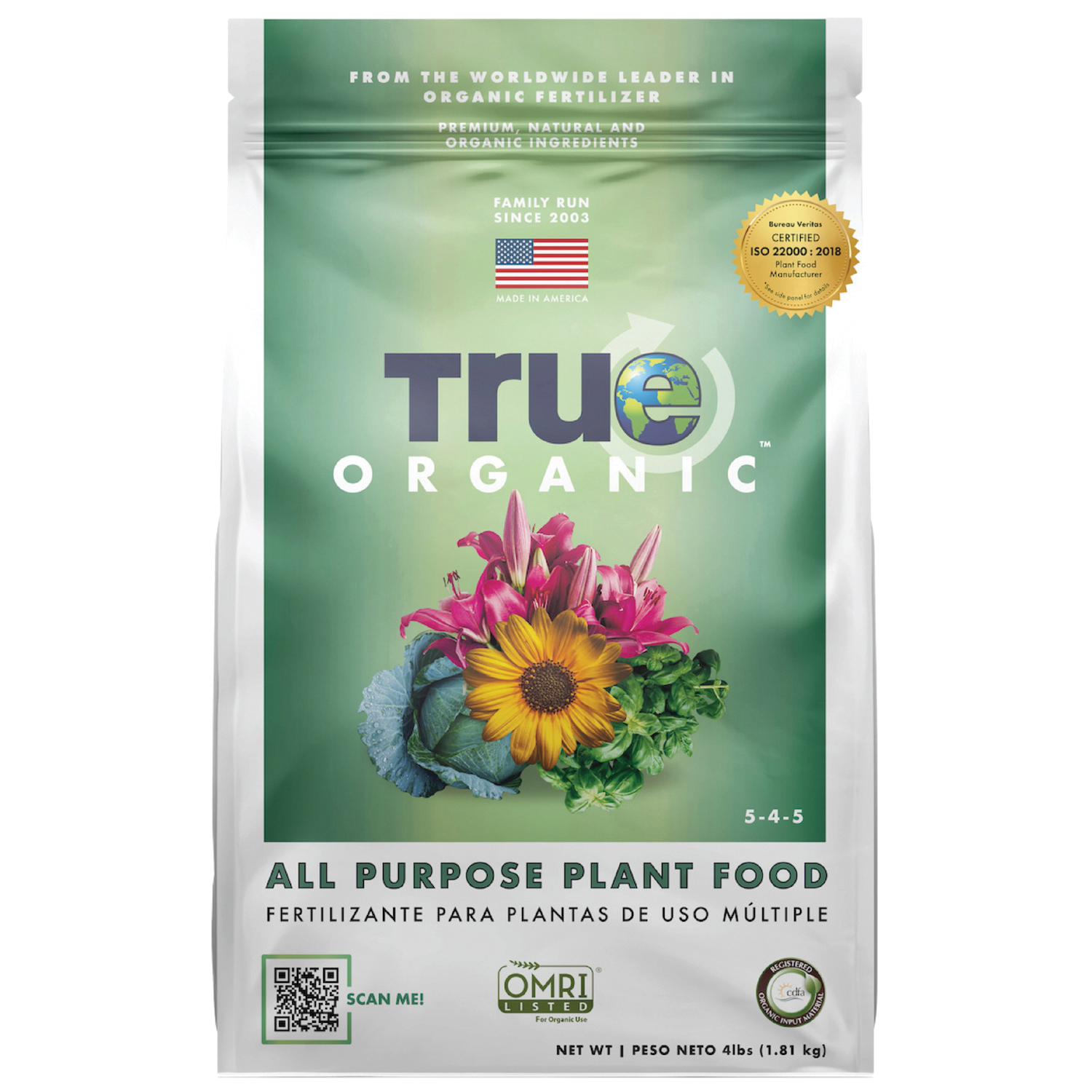 True Organic R0050-25LB